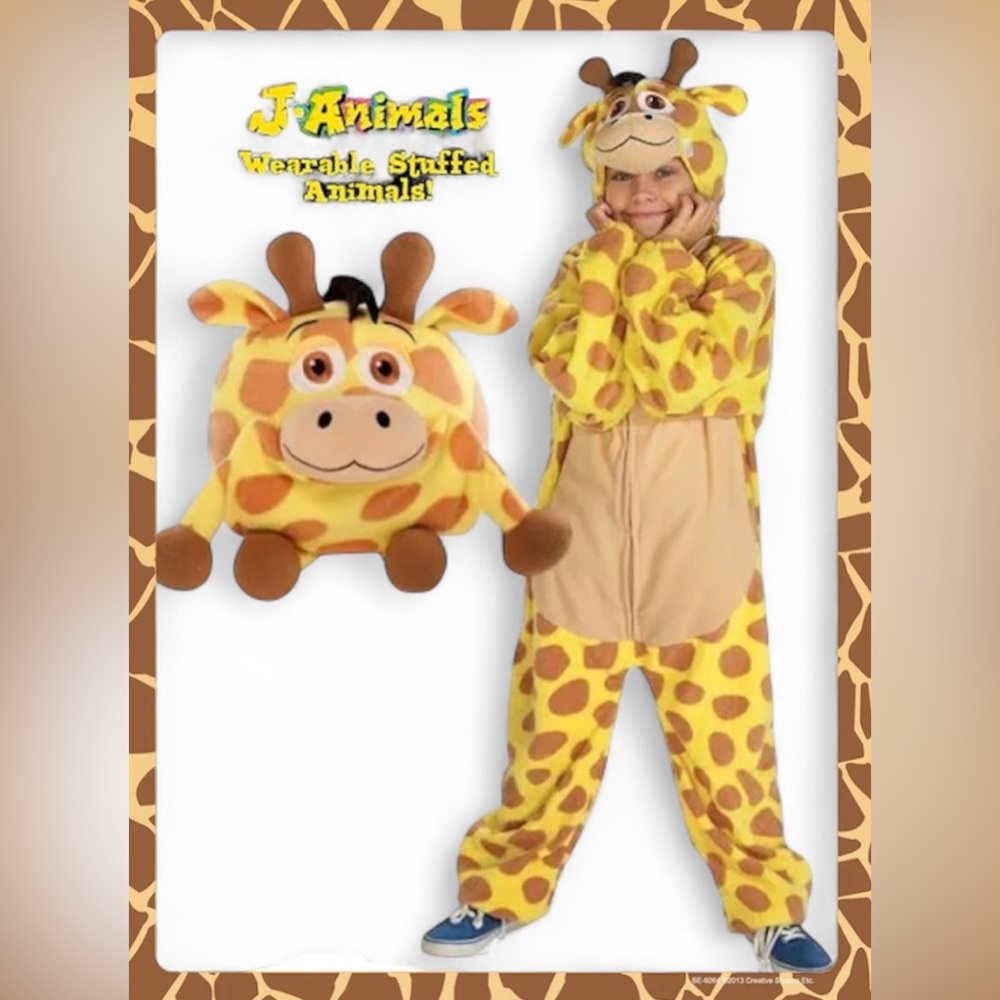 Jay at Play 🦒J. Animals Giraffe wearable stuffed animal 🦒 costume/pajama